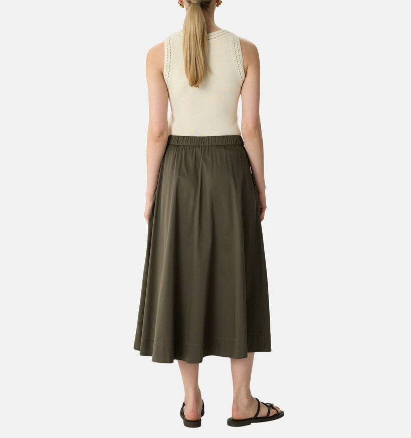 comma Jupe mi-longue en Marron pour femmes (359403)