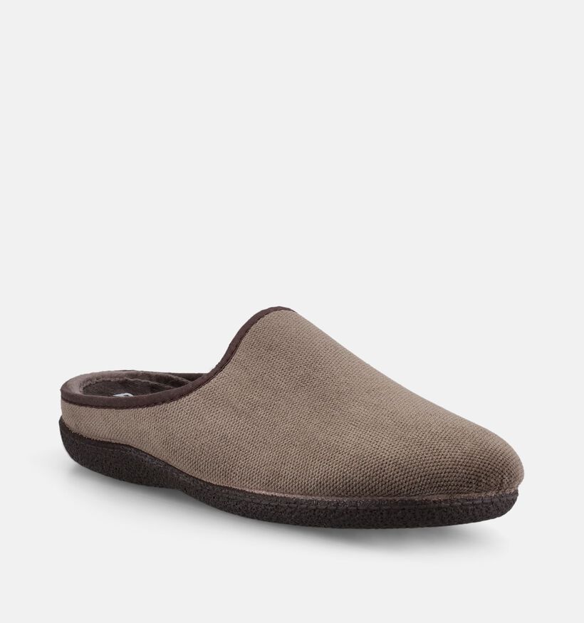 Alberola Taupe Open Pantoffels voor heren (381337)