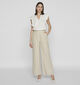 Vila Jolanda Beige Wijde broek voor dames (351750)