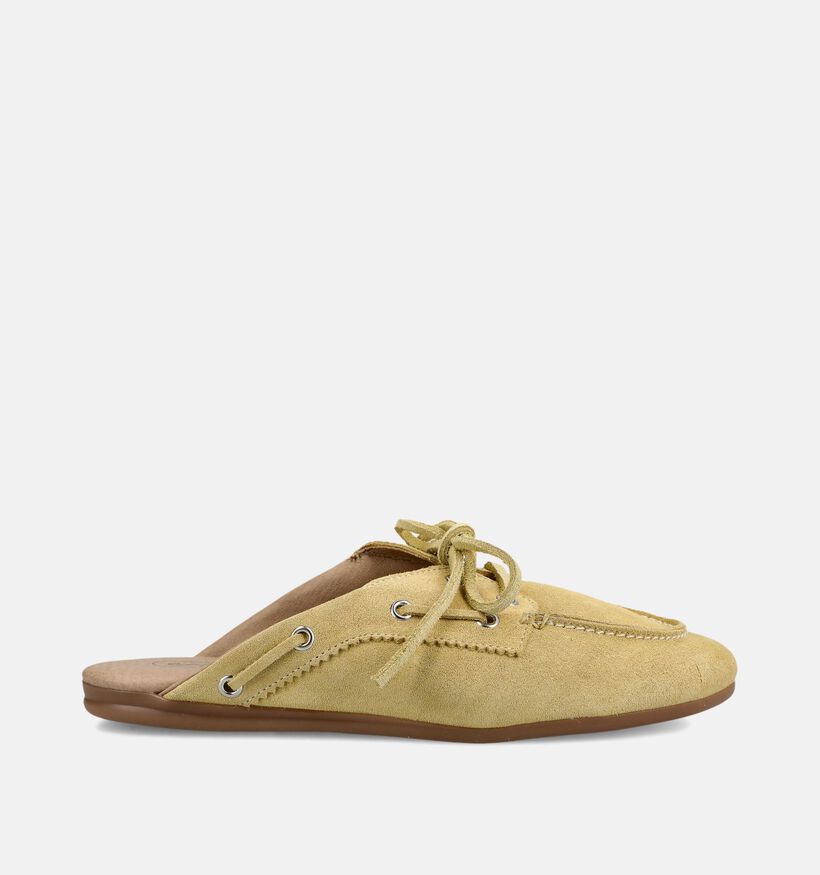 Shoecolate Gele Slippers voor dames (384044)