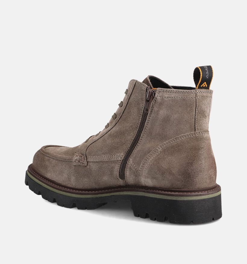 Ambitious Taupe Bottines à Lacets en Taupe pour hommes (364796) - pour semelles orthopédiques
