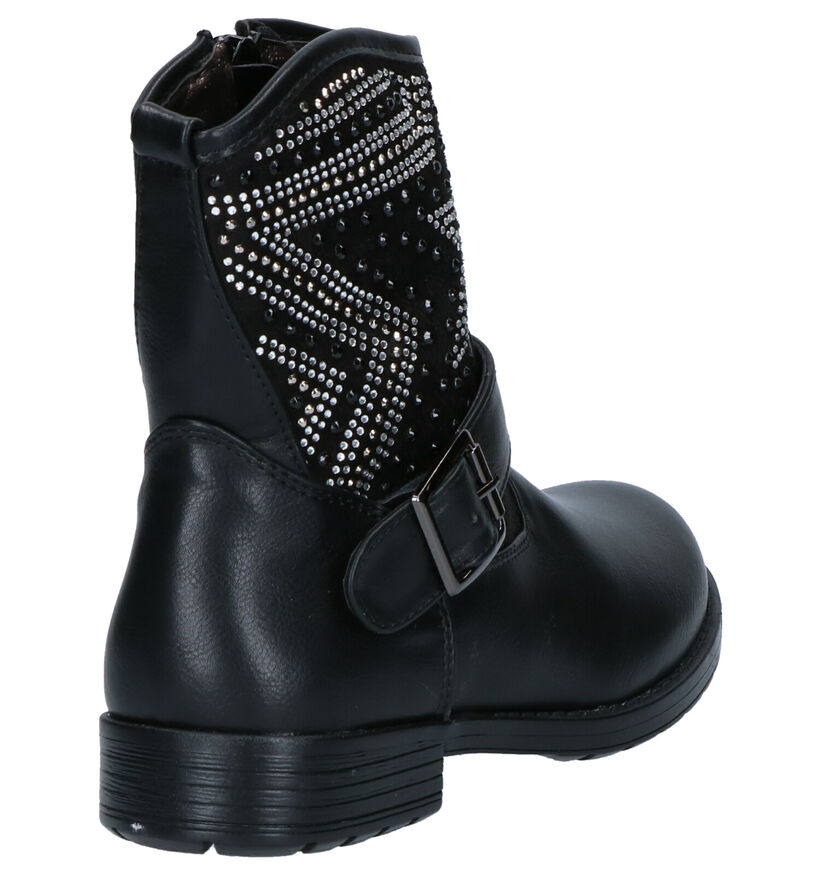 Asso Bottes basses en Noir en simili cuir (254996)