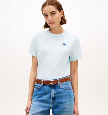 Tommy Hilfiger T-shirts Wit/Blauw/Groen