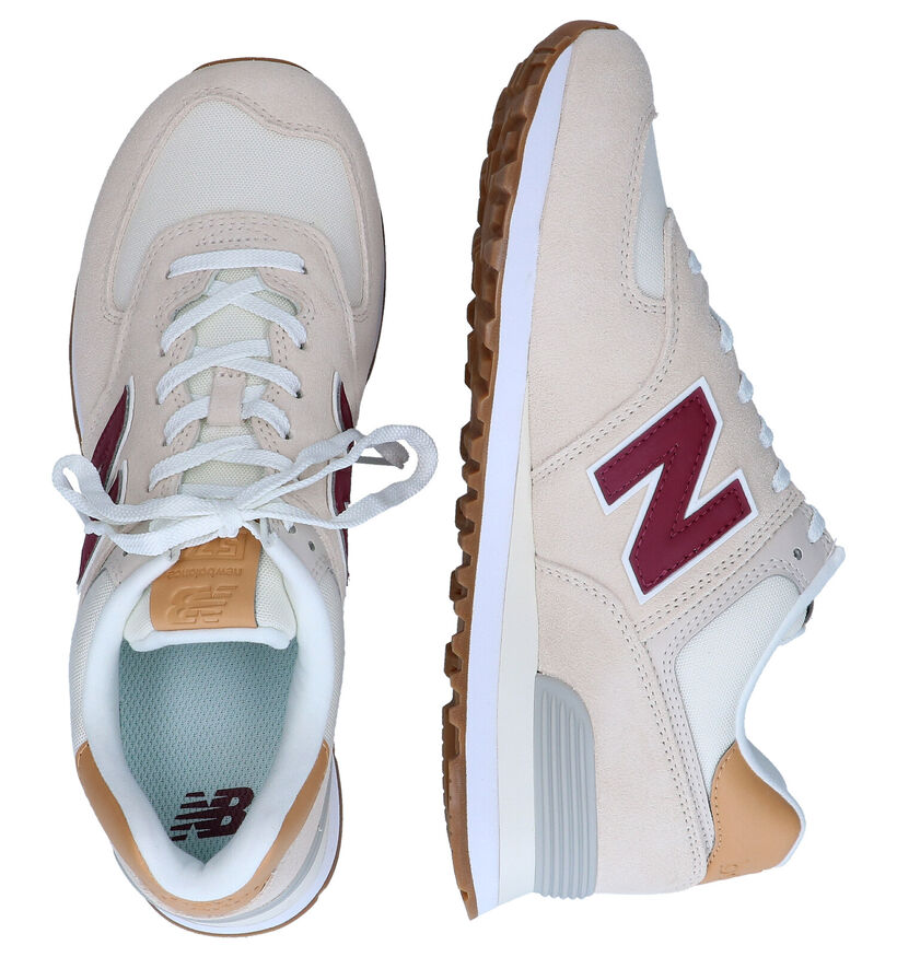 New Balance ML 574 Baskets basses en Gris pour hommes (353357) - pour semelles orthopédiques