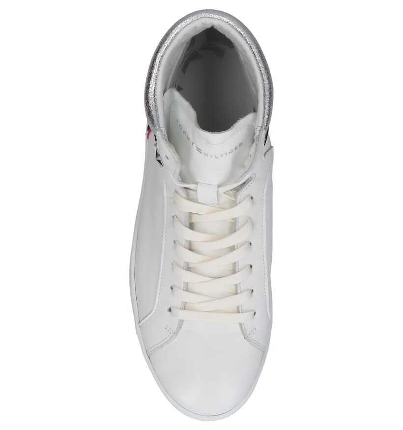 Sneakers Hoog Tommy Hilfiger Wit in leer (237238)