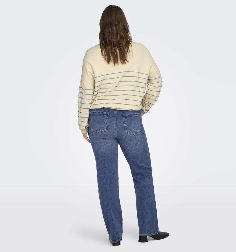 ONLY Carmakoma Carsigne Pull en Beige pour femmes (374870)