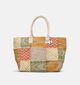 Emily & Noah Janneke Patchwork Cabas en Orange/Jaune pour femmes (371490)