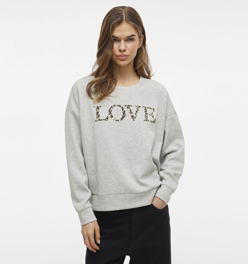 Vila Siffi Love Grijze Sweater voor dames (357332)