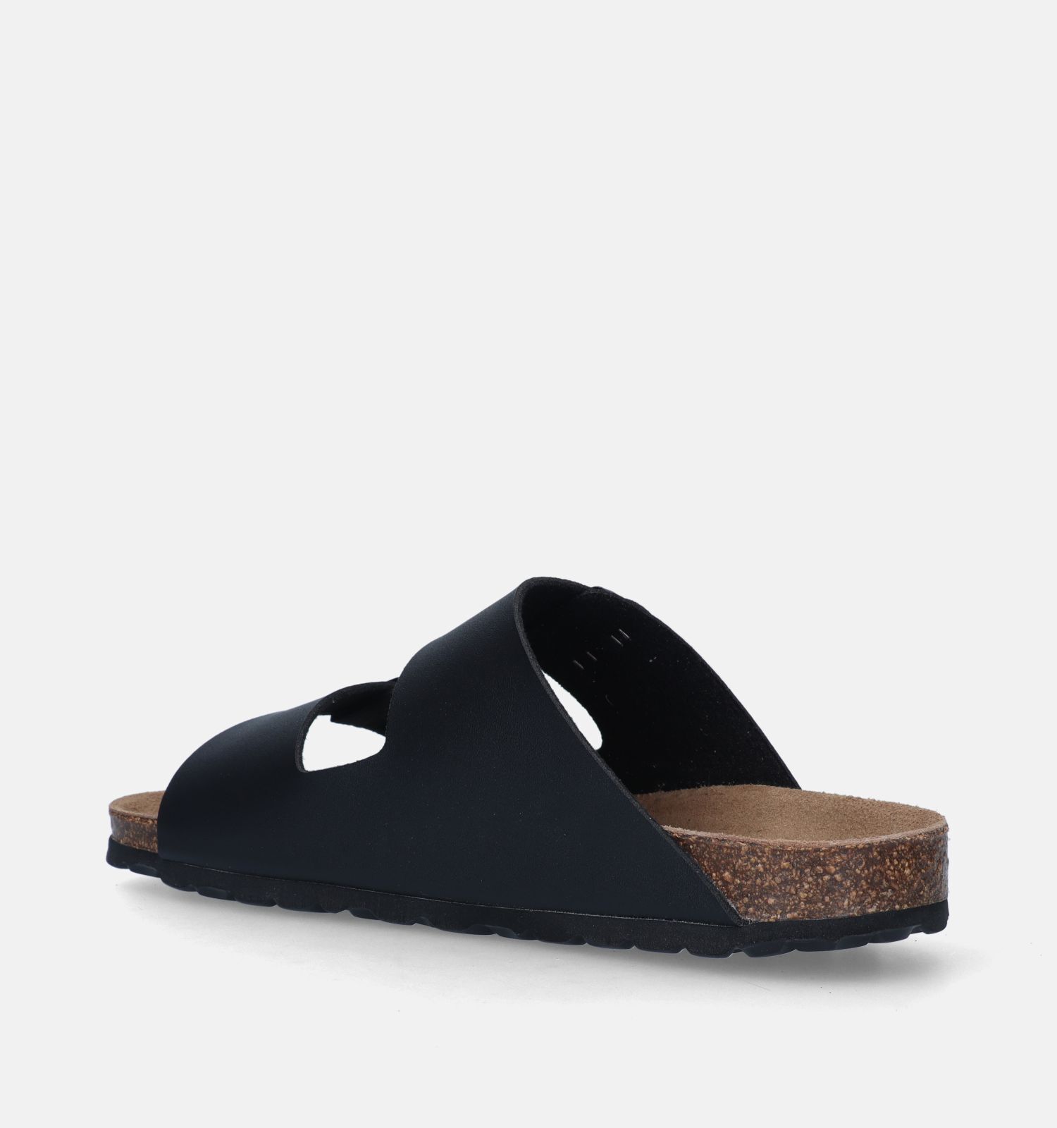 Big Leaf Zwarte Slippers Heren Slippers Online op TORFS.BE