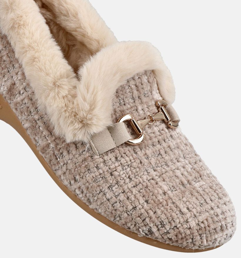 Torfs Home Beige Gesloten Pantoffels voor dames (380873) - geschikt voor steunzolen
