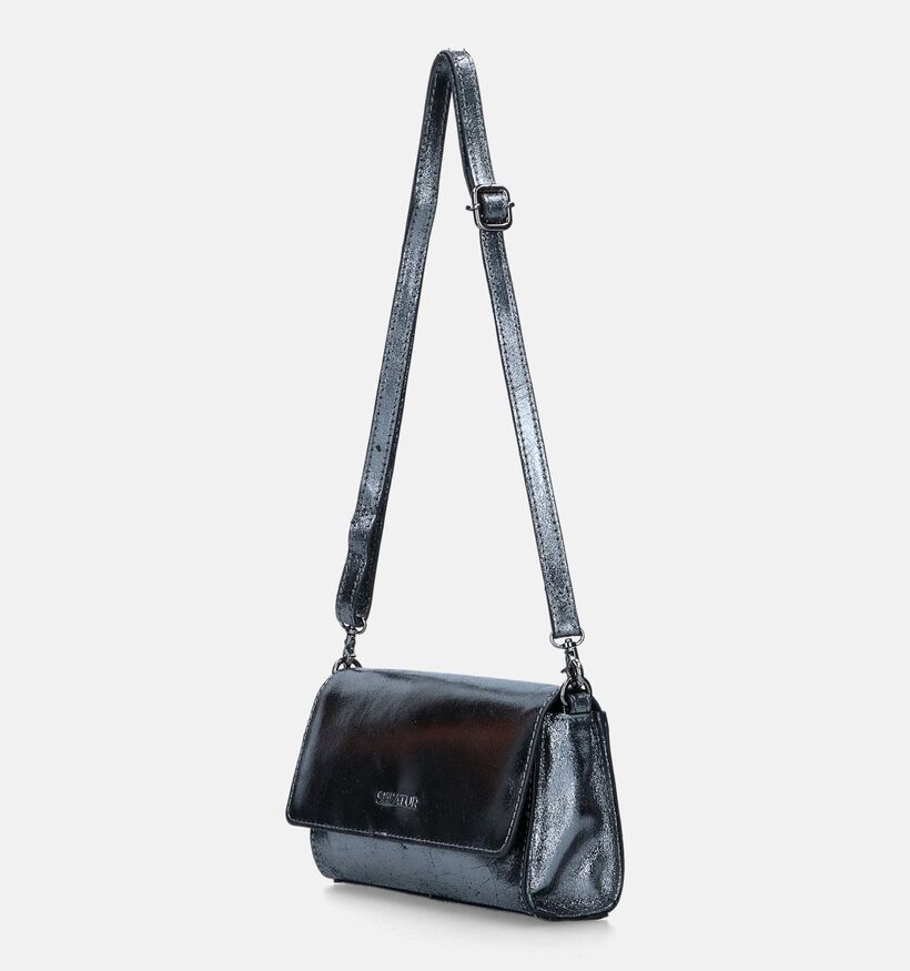 Signatur Sac porté croisé en Argent pour femmes (349496)