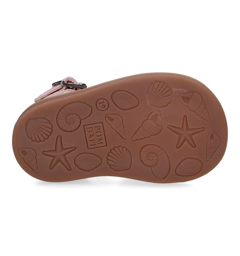 Pom d'Api Poppy Buckle Sandales en Marron pour filles (288607)