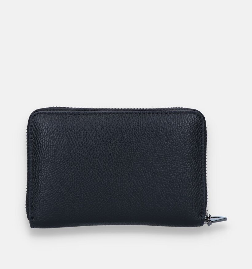 Laurent David Nos 001 Porte-monnaie zippé en Noir pour femmes (351291)