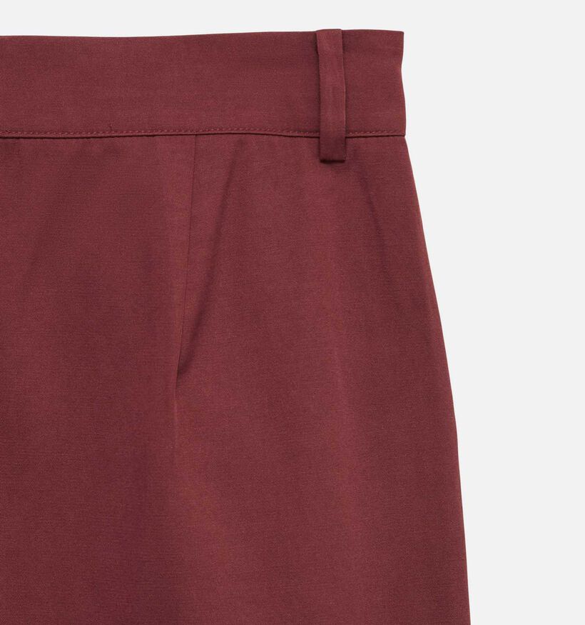 Vero Moda Taylor Barrel Pantalon classique en Bordeaux pour femmes (384491)