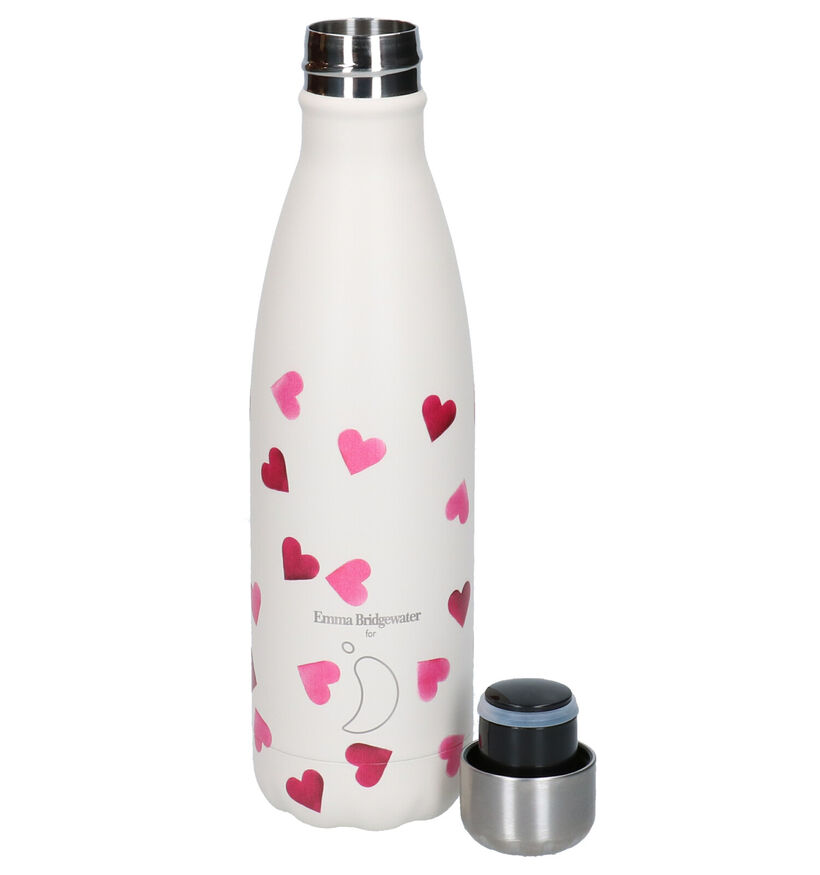 Chilly's x Emma Bridgewater Hearts Ecru Drinkfles 500ml (283540)