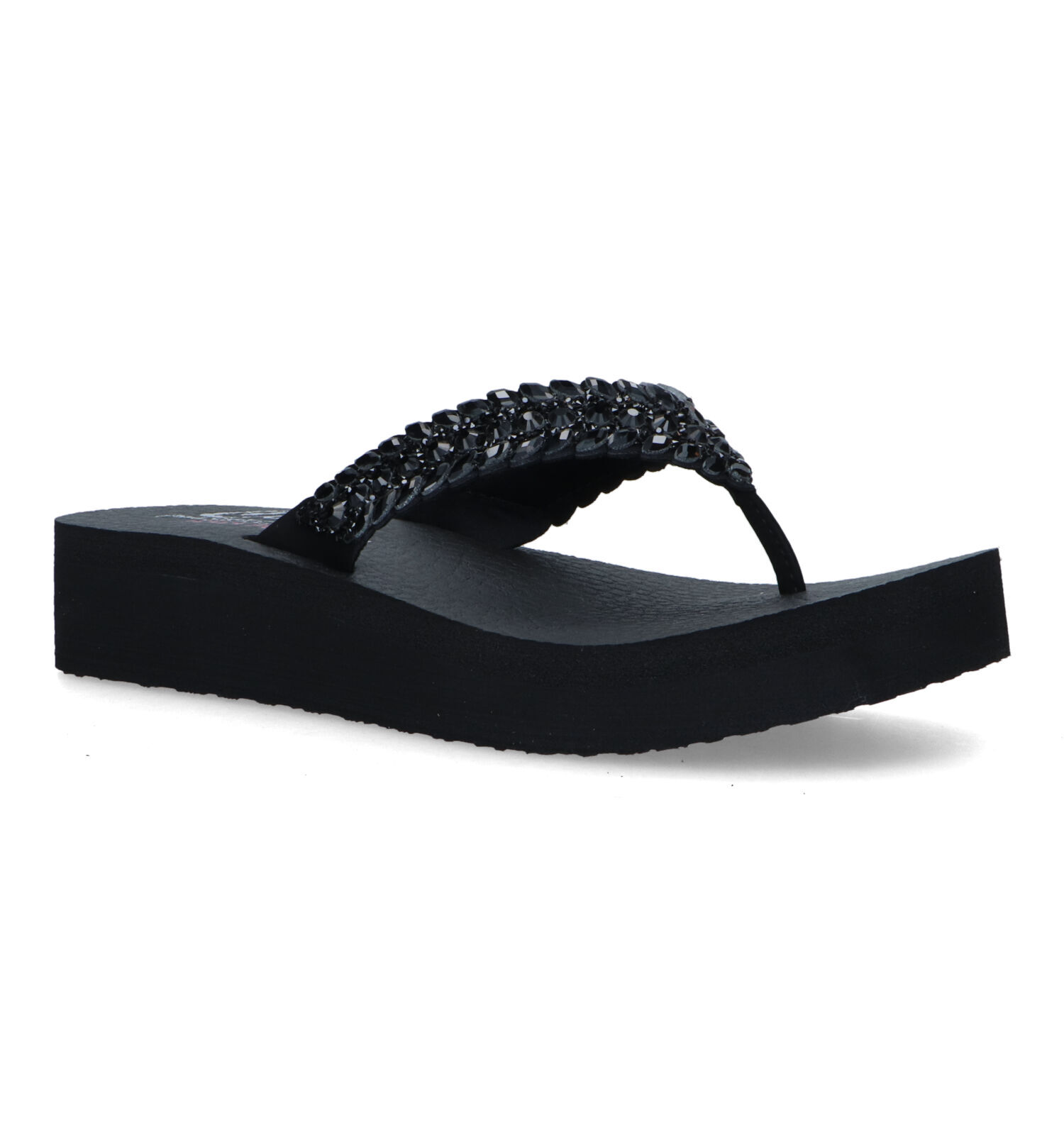 Zwarte teenslippers on sale dames