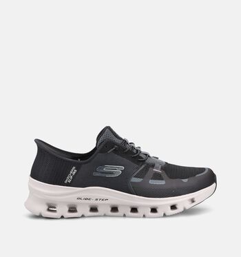 Skechers Glide-Step Low Sneakers Zwart/Wit/Groen/Grijs