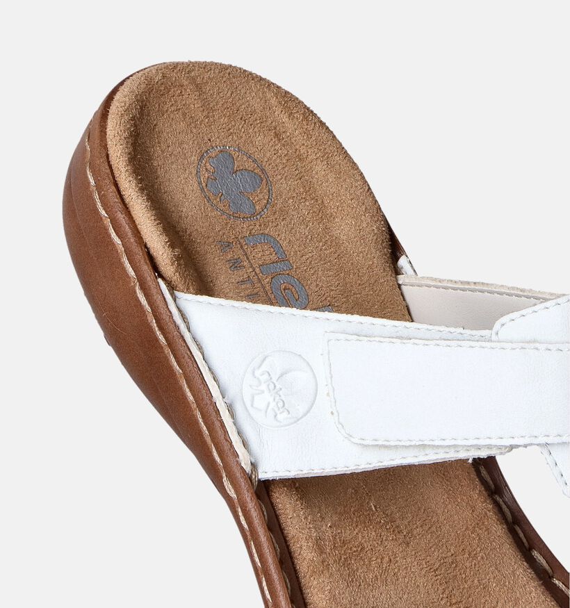Rieker Witte Slippers voor dames (354945)