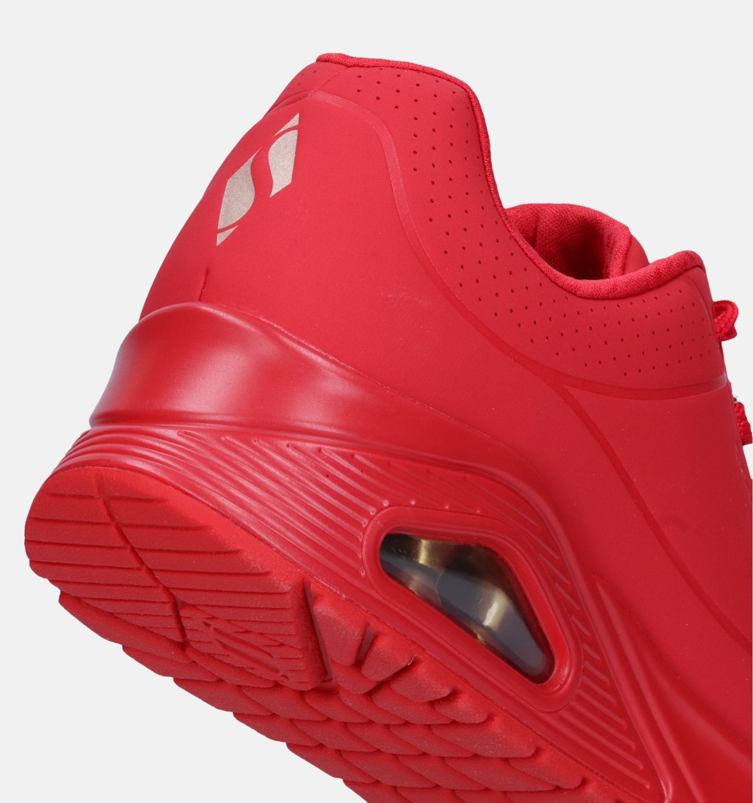 Rode sales skechers dames
