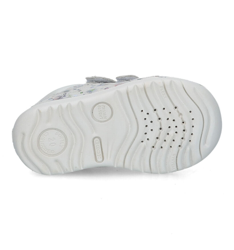 Geox Macchia Witte Babyschoentjes in leer (326562)