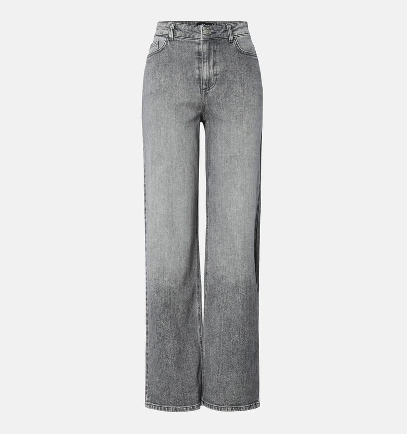 Pieces Silke L30 Grijze Jeansbroek voor dames (361161)