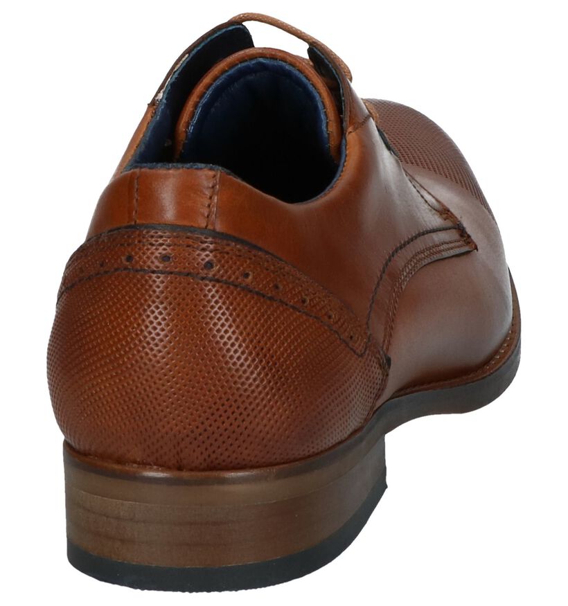 Via Borgo Chaussures habillées en Cognac en cuir (250761)