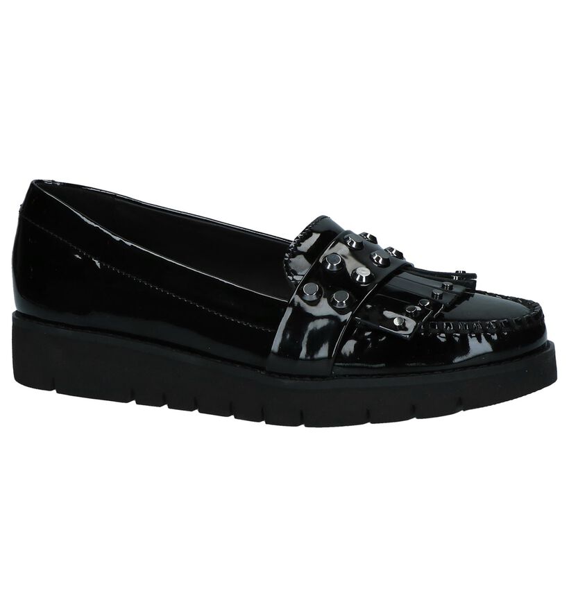 Geox Mocassins en Noir en cuir verni (223049)