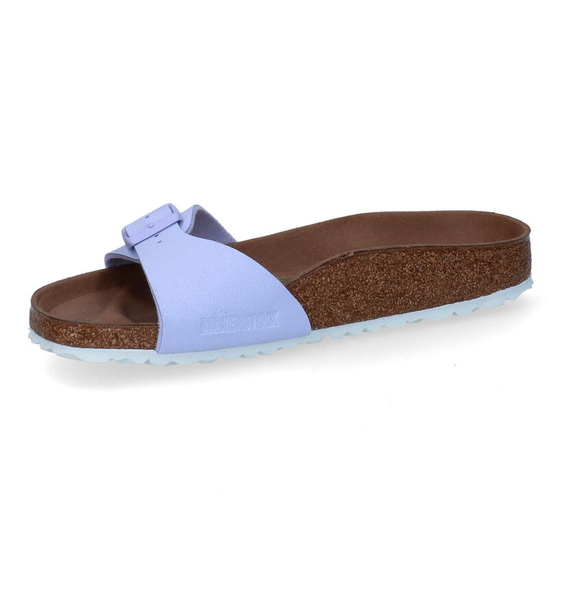 Birkenstock Madrid Birko-Flor Witte Slippers voor dames (338044)