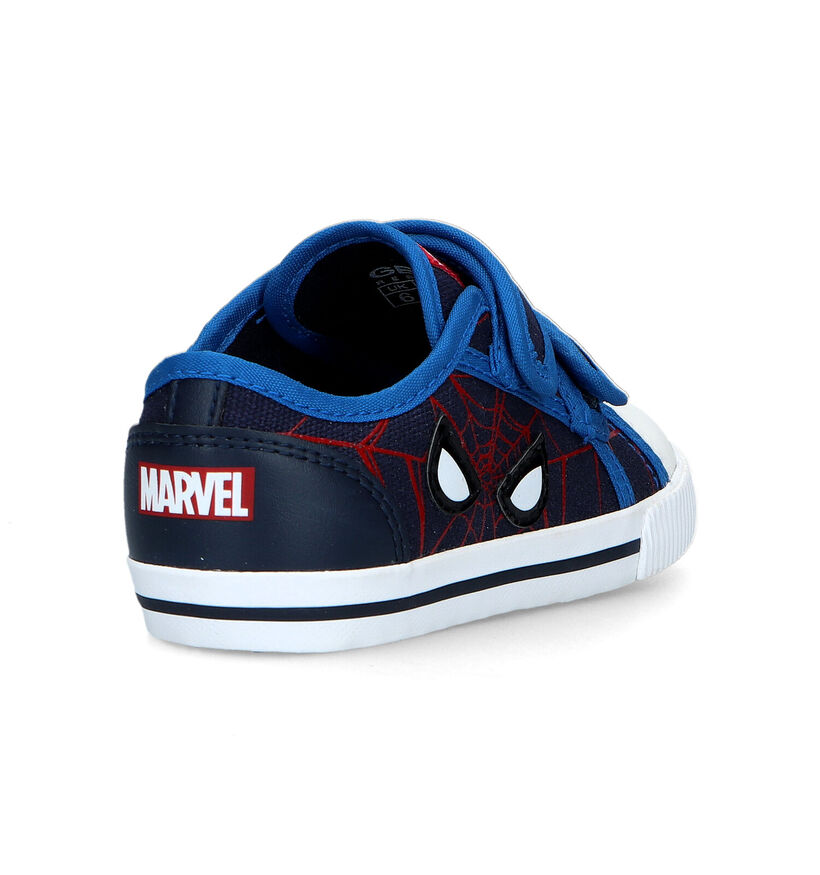 Geox Kilwi Marvel Spiderman Chaussures &agrave; velcro en Bleu en simili cuir (326588)