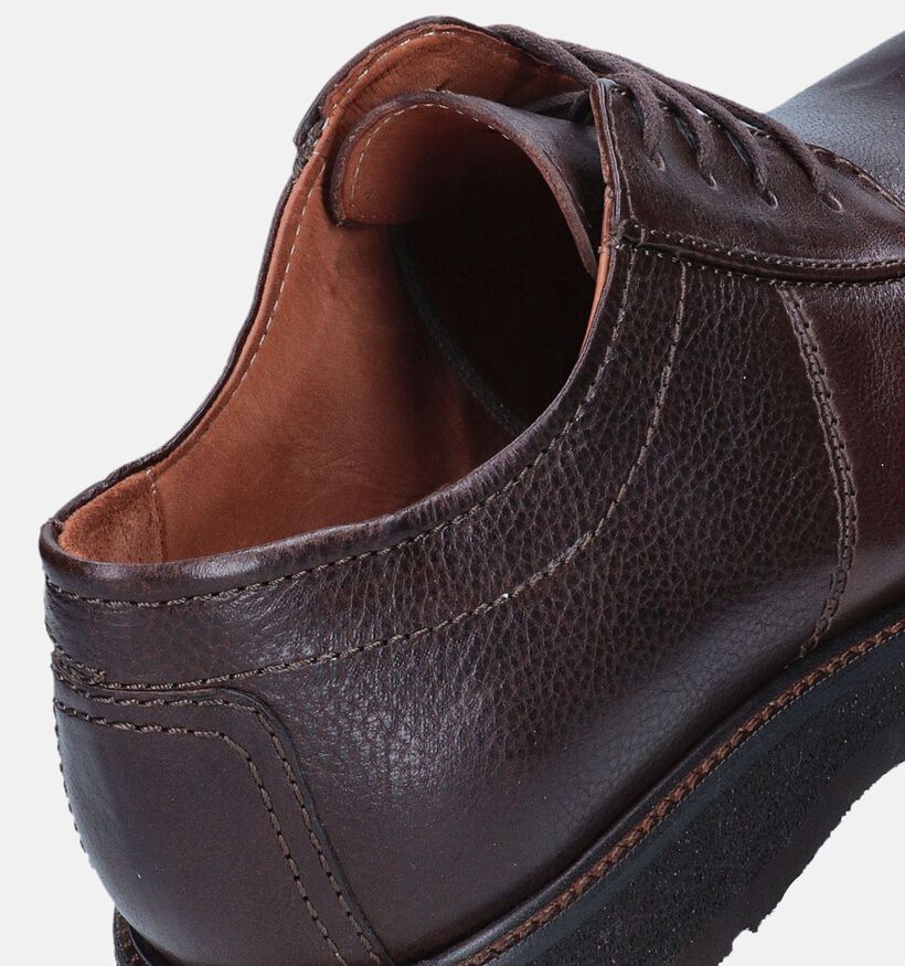 Ambiorix Nando-Sup Bruine Veterschoenen voor heren (349102) - geschikt voor steunzolen