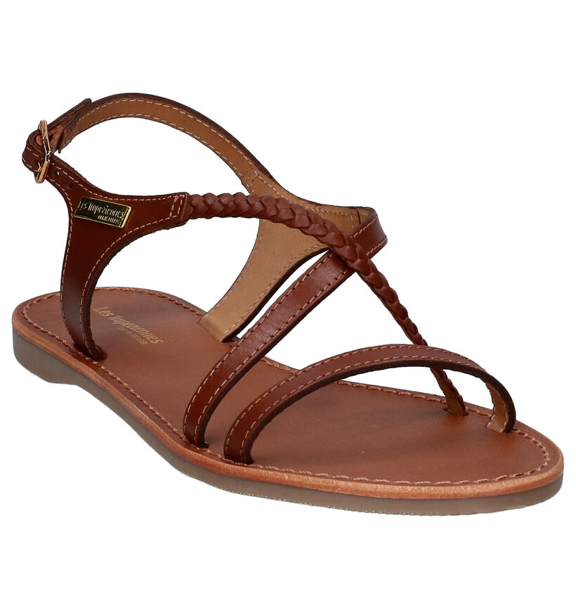 Les Tropeziennes Hanano Bronzen Sandalen in leer (274934)