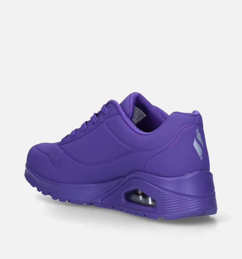 Skechers Uno Night Shades Baskets en Mauve pour femmes (344732)