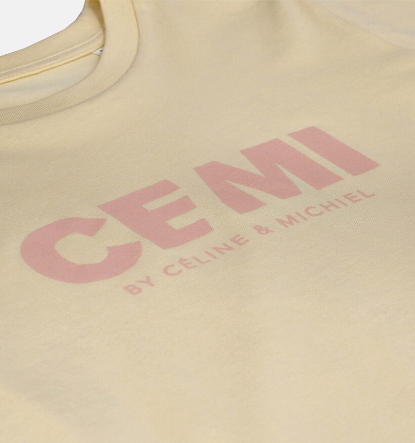 CEMI Mini Creator 2.0 T-shirt en Jaune pour filles, garçons (361583)