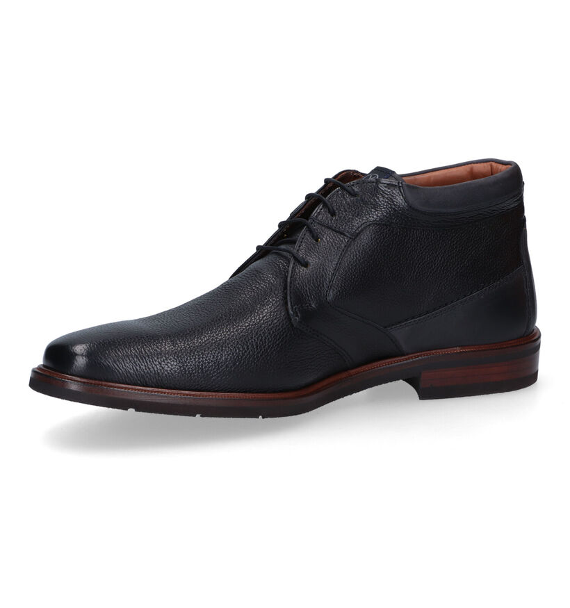 Ambiorix Havana Chaussures Habilleés Hautes en Noir pour hommes (316463) - pour semelles orthopédiques