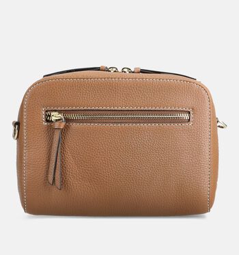 Crinkles Crossbody tassen Bruin/Bordeaux