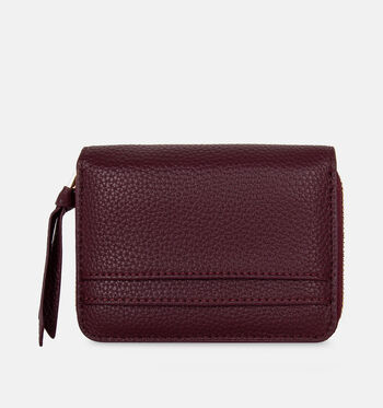 Laurent David Portemonnees Zwart/Bruin/Blauw/Bordeaux