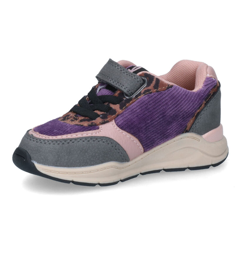 Milo & Mila Baskets basses en Violet pour filles (313326)