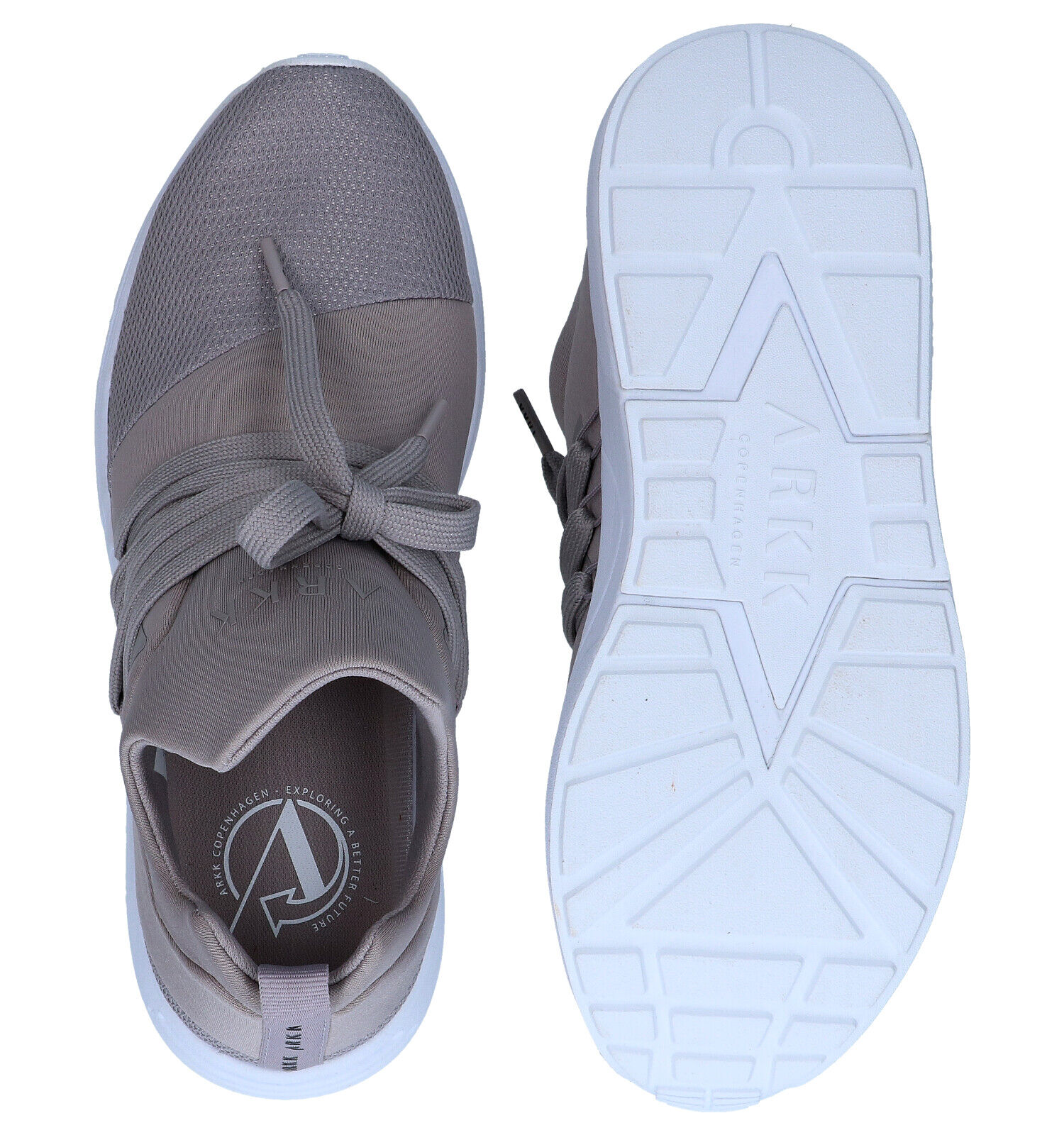 ARKK Raven Mesh Grijze Slip on Sneakers Dames Sneakers Online op TORFS.BE