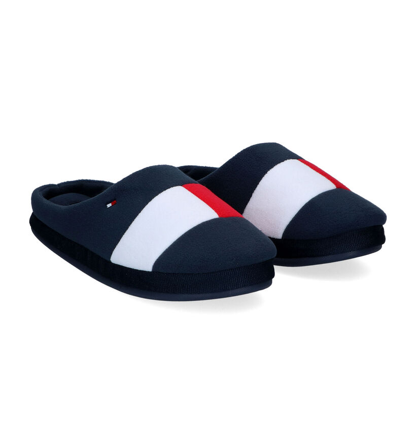 Tommy Hilfiger Flag Blauwe Pantoffels voor heren (296316)