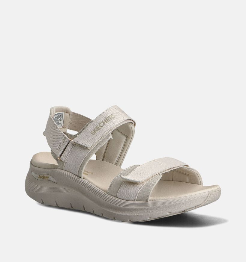 Skechers Arch Fit 2.0 Go-Getter Ecru Sandalen voor dames (366572)