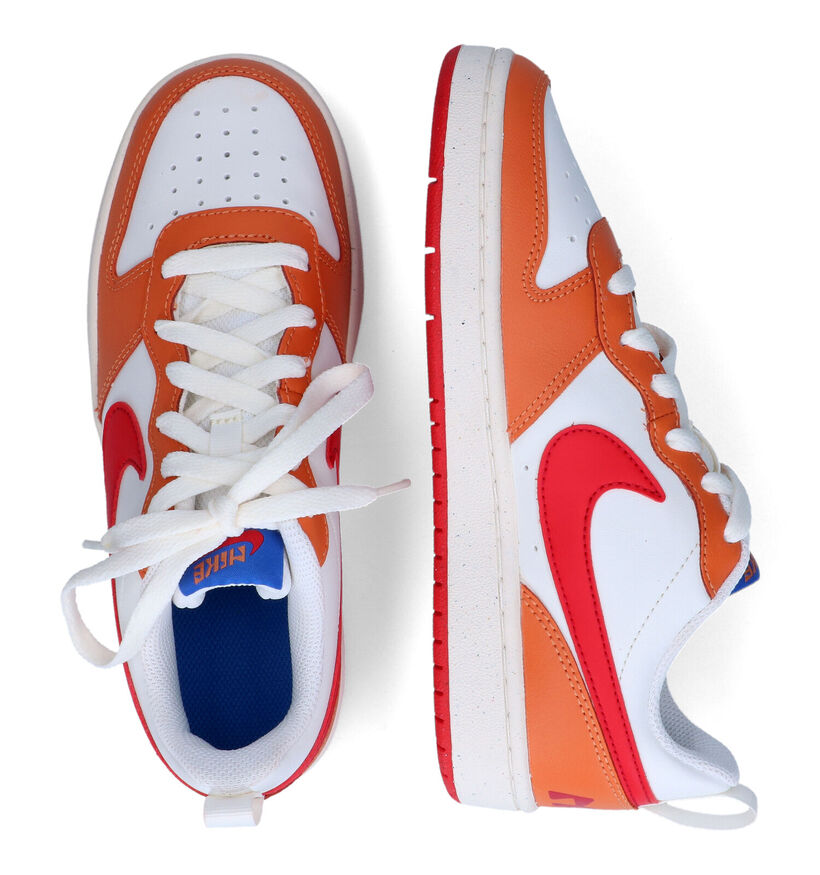 Nike Court Borough LOW 2 GS Baskets en Blanc pour filles, garçons (350497)