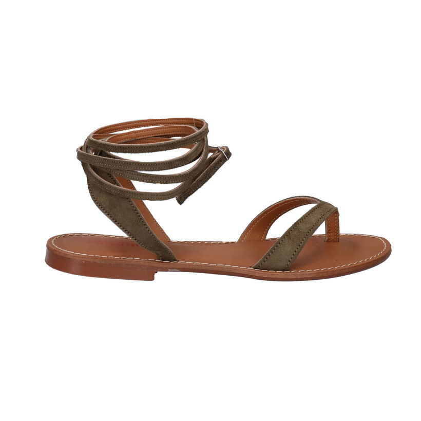 Rarámuri Sandales en Kaki pour femmes (293632)