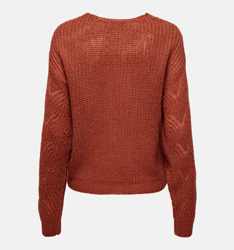 JDY Badut Bruine Trui met v-hals voor dames (330958)