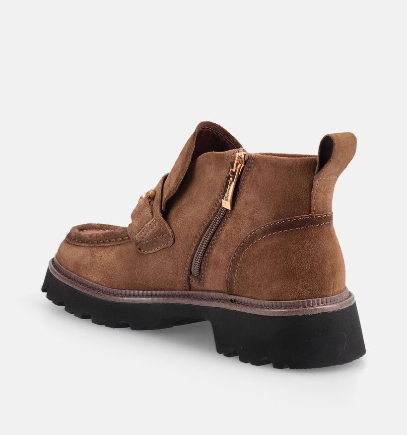 Tamaris Bruine Boots met Gouden Gesp voor dames (376732)
