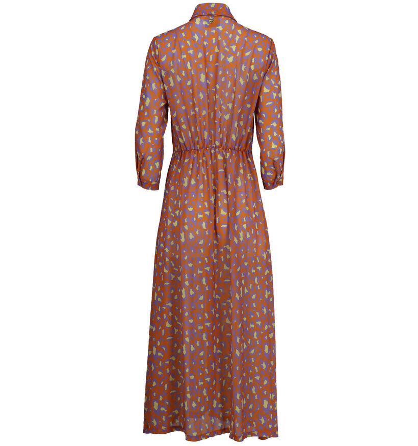 Giorgia & Johns Robe longue Translucide en Orange (277208)