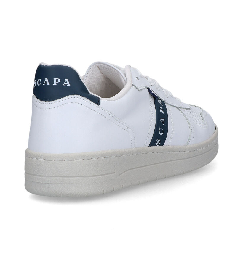 Scapa Witte Veterschoenen voor heren (324207) - geschikt voor steunzolen