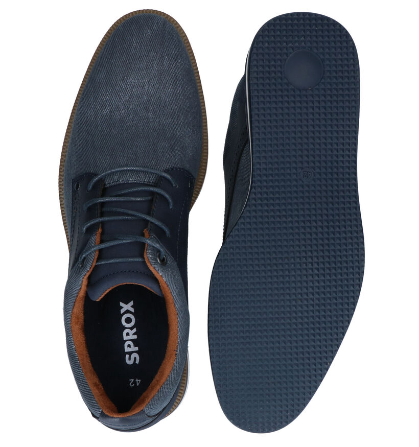 Sprox Chaussures à lacets en Bleu en simili cuir (292522)