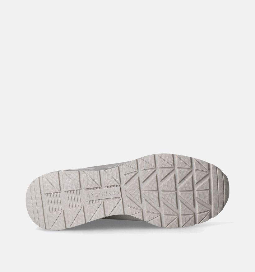 Skechers Million Air Alevated Air Ecru Sneakers met sleehak voor dames (350353)