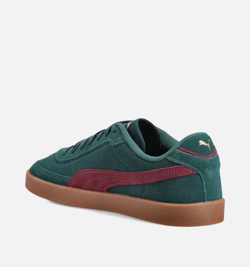 Puma Club II Era Baskets en Vert pour hommes (359106) - pour semelles orthopédiques