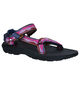 Teva Hurricane Zwarte Sandalen in stof (286810)